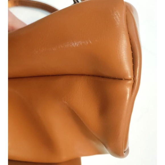 HESHE Backpack Cowhide and Manmade Leather Convertible Purse Brown main image 5